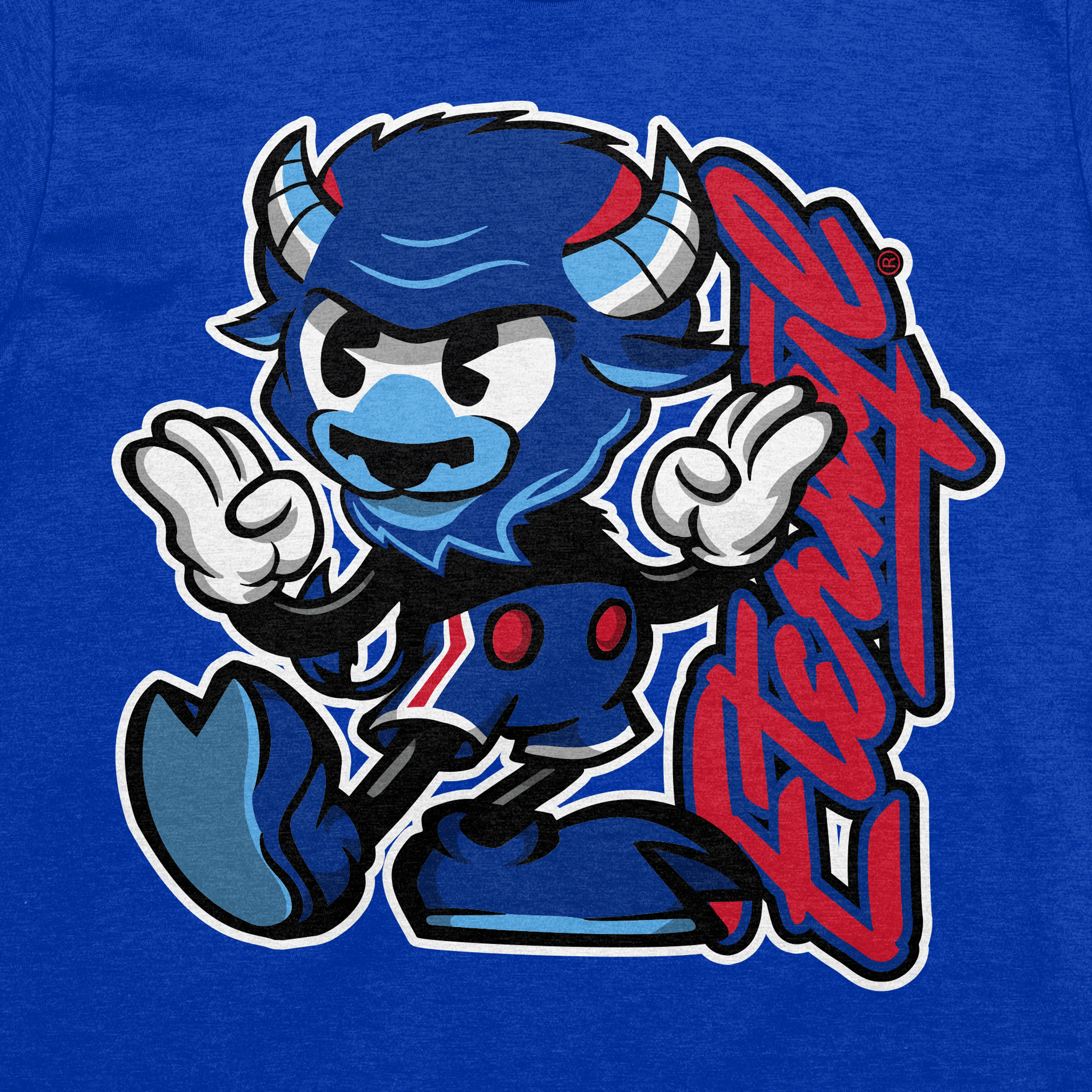 Vintage Toon Buffalo