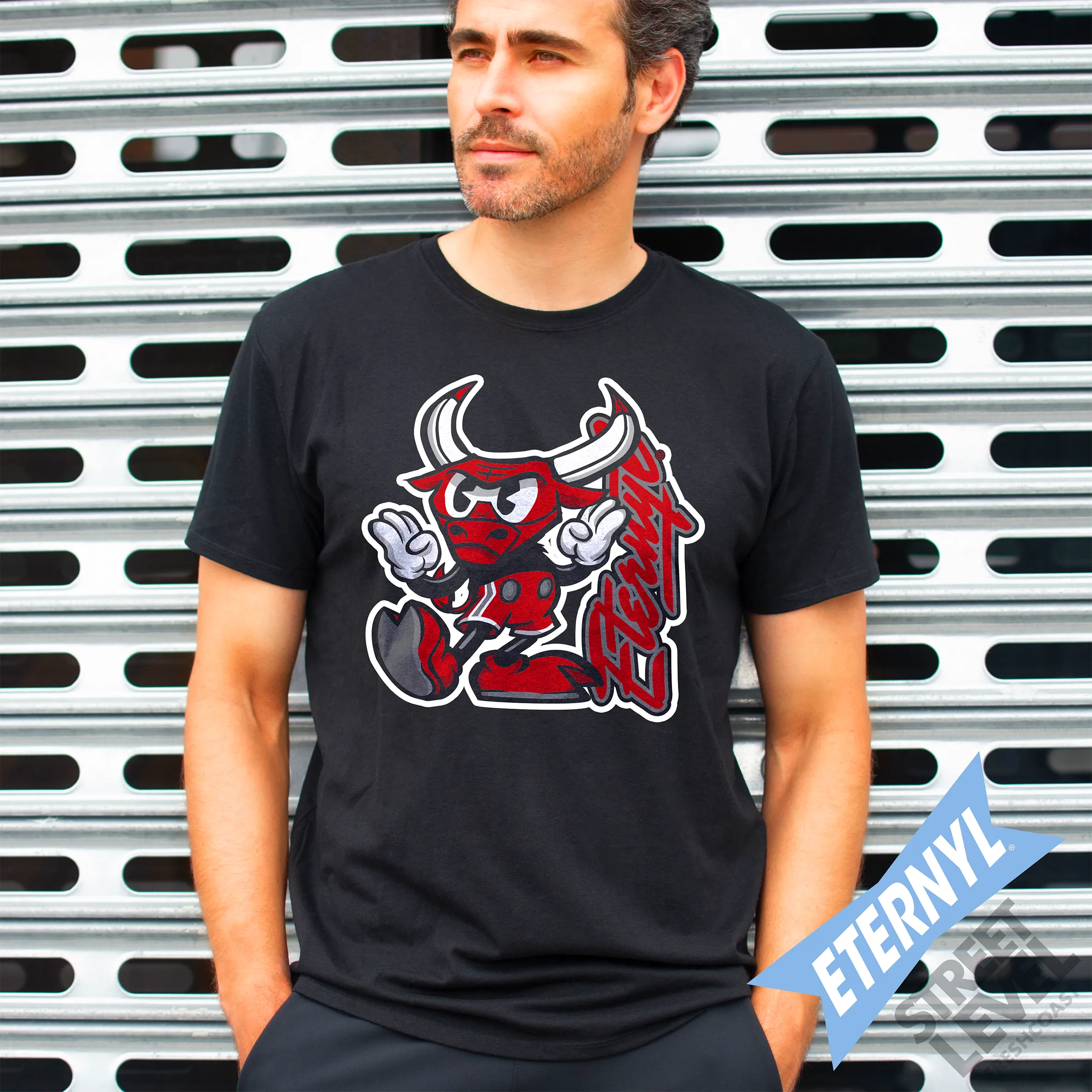 Vintage Toon Bulls