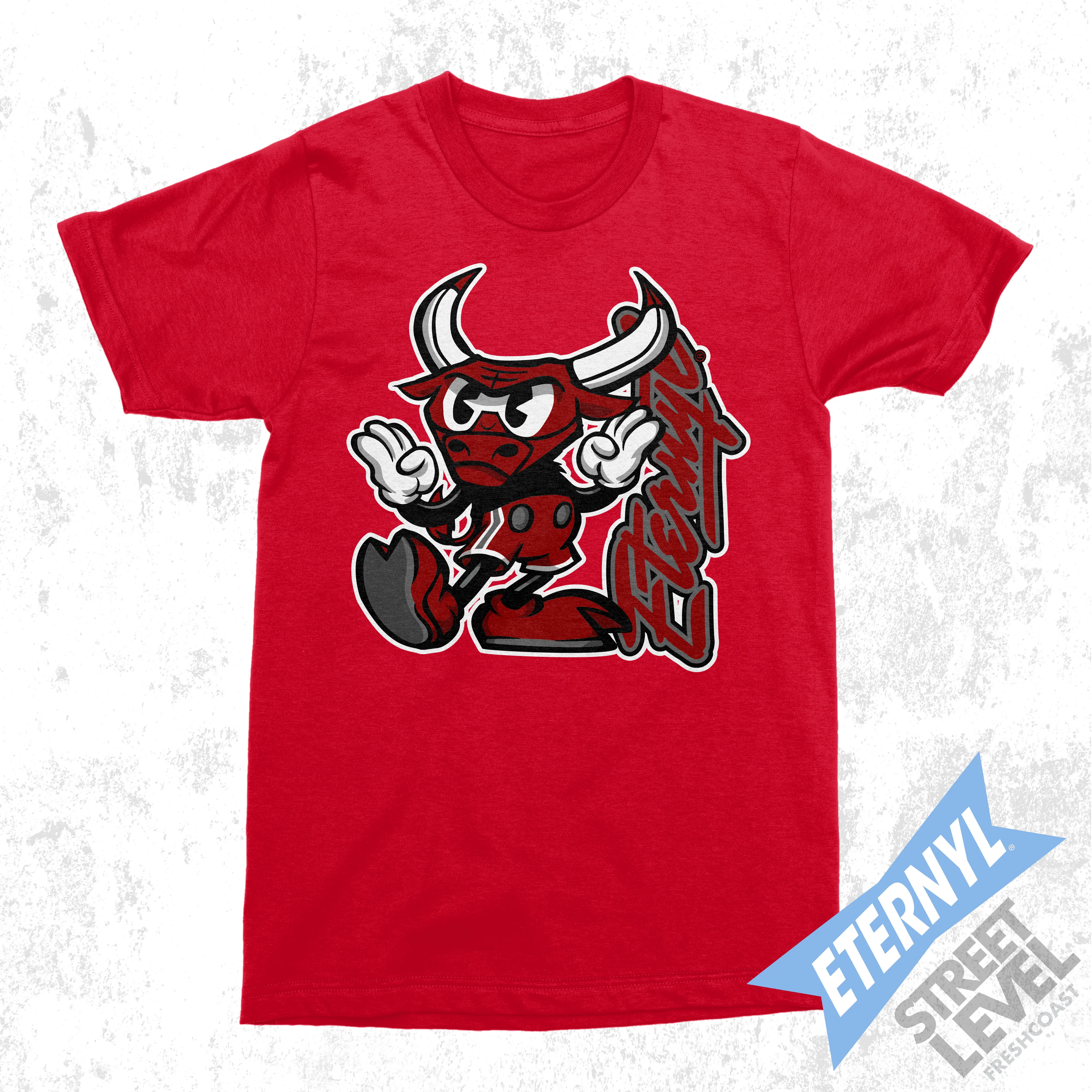 Vintage Toon Bulls