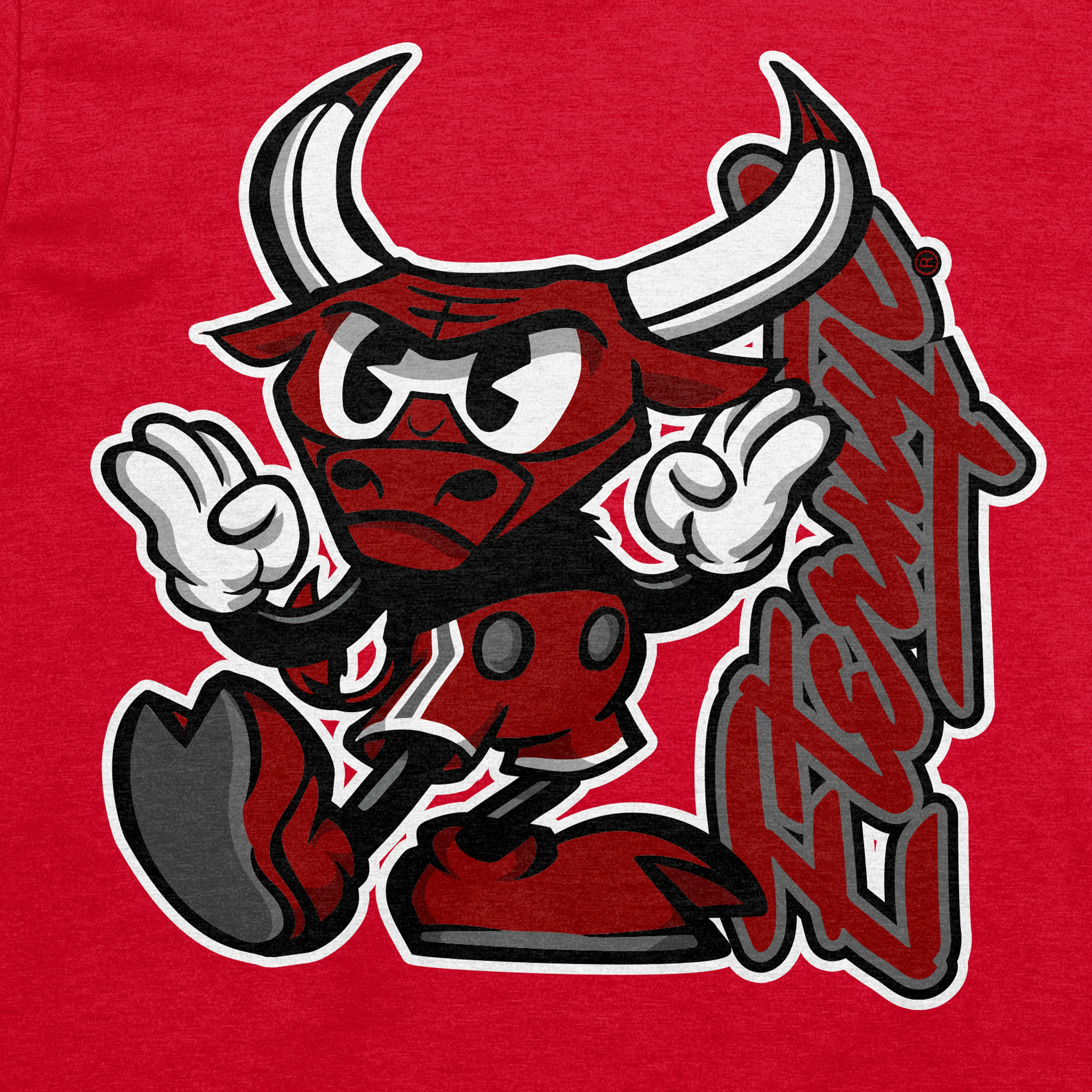 Vintage Toon Bulls