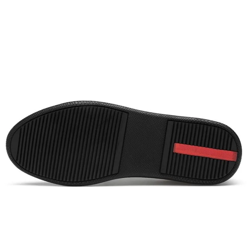 West Louis™ Brand Genuine Leather Men Soft Sneakers
