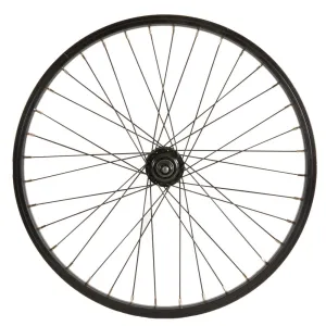 Wheel 20" BMX Rear 10 mm Freewheel Axle - Black