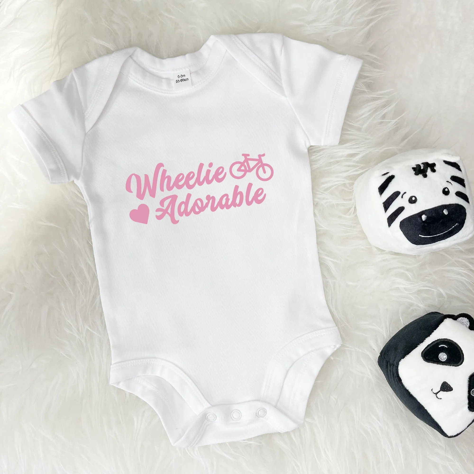 Wheelie Adorable Cycling Babygrow