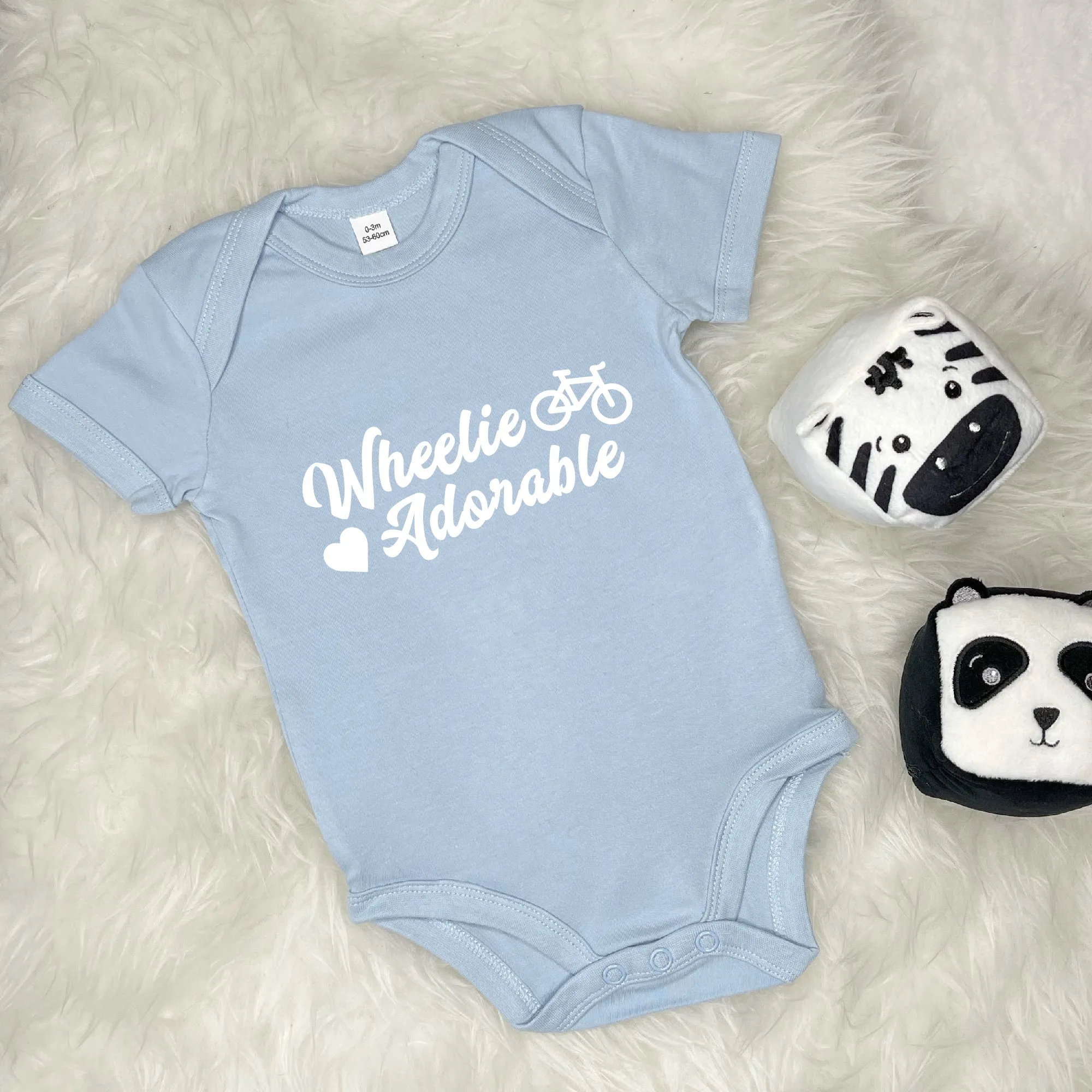 Wheelie Adorable Cycling Babygrow