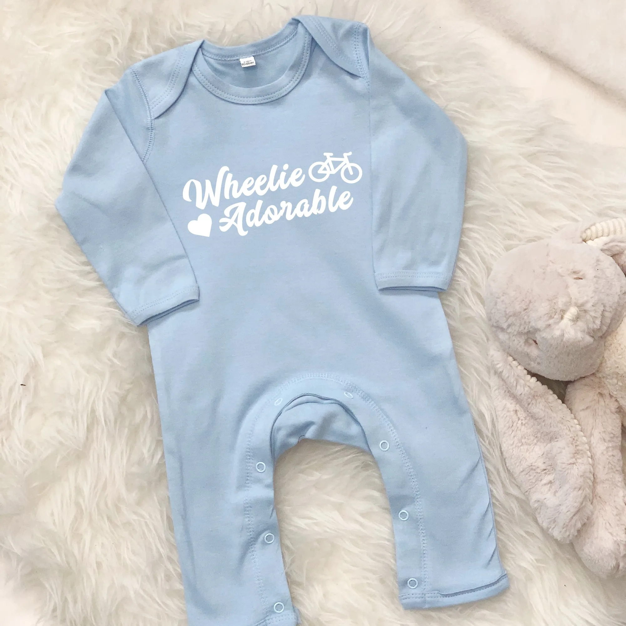 Wheelie Adorable Cycling Babygrow