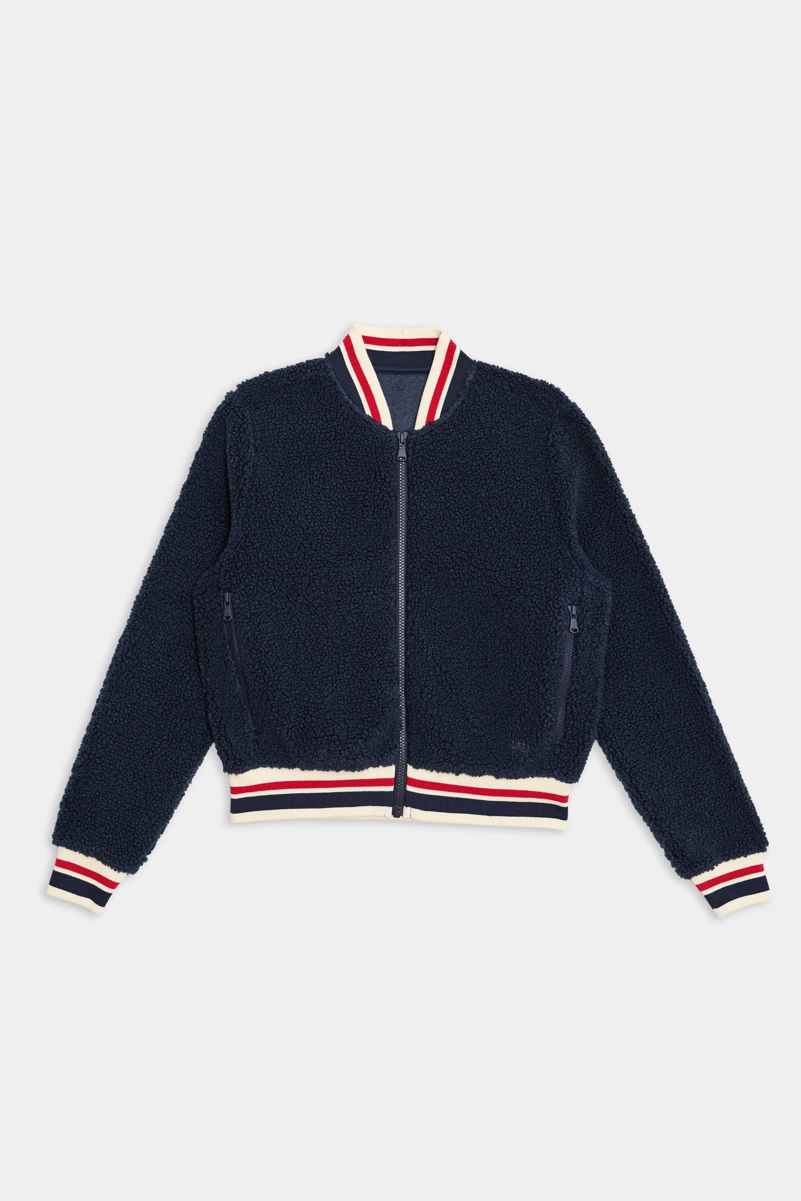 Willa Sherpa Jacket - Indigo