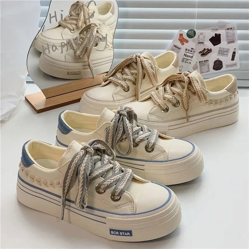 Women Platform Chunky Thick Sole Sneakers