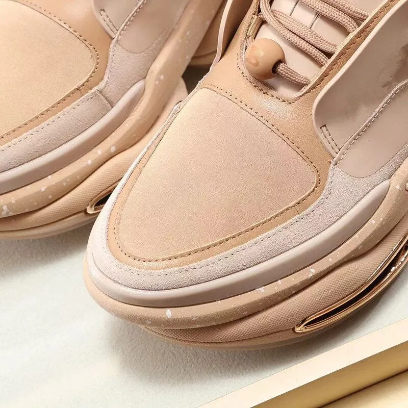 women's high quality leisure shoes  thick soled