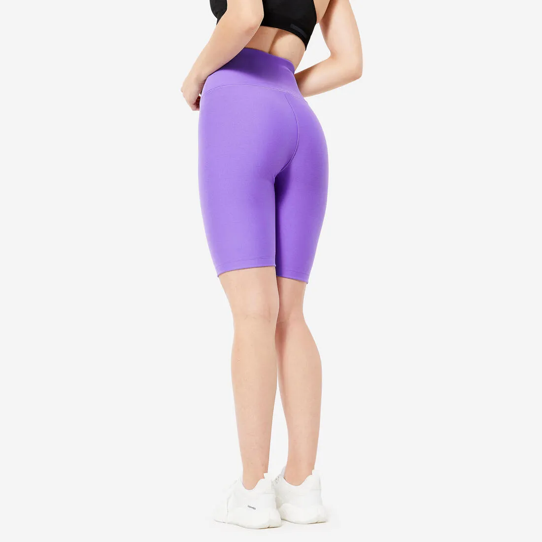 Women's High-Waisted Fitness Cardio Cycling Shorts
