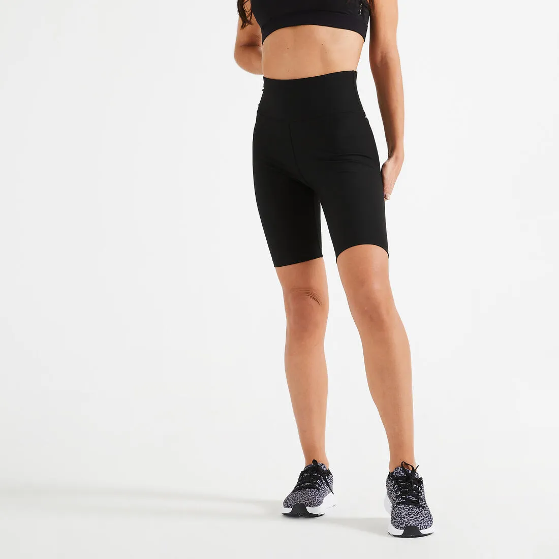 Women's High-Waisted Fitness Cardio Cycling Shorts