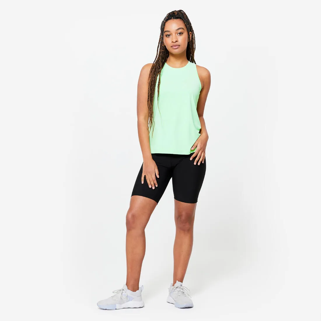 Women's High-Waisted Fitness Cardio Cycling Shorts