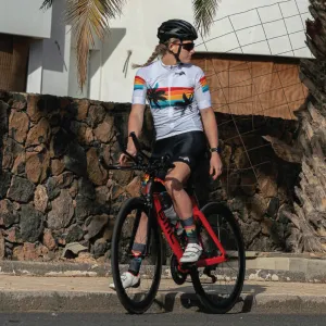 WOMEN'S MENTE CYCLING JERSEY MALIBU WHITE