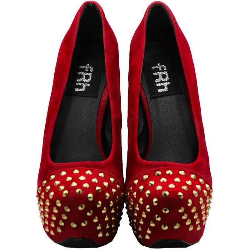 Women's PLATFORM PUMPS WITH STUDS