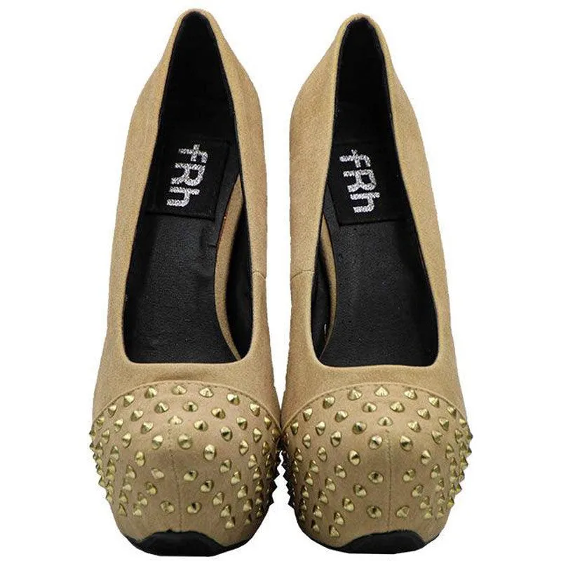 Women's PLATFORM PUMPS WITH STUDS