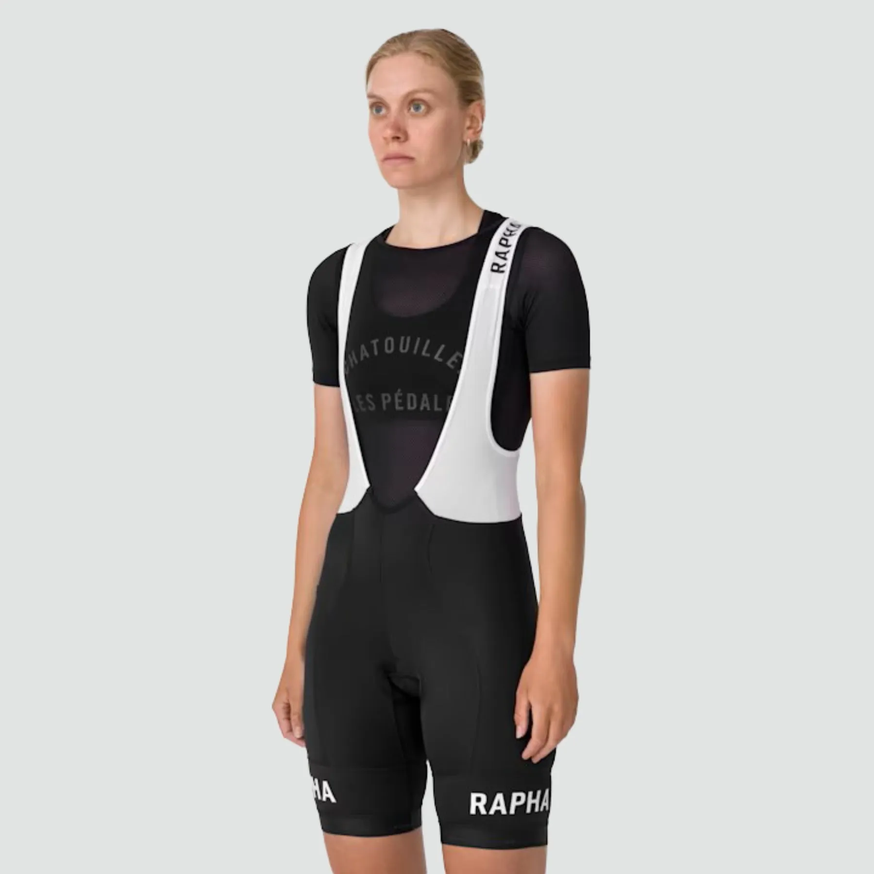 Women's Pro Team Training Bib Shorts - Black/White