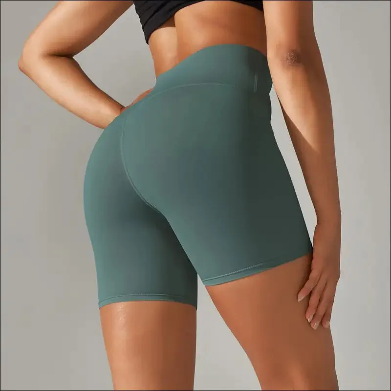 Yoga shorts women fitness shorts running cycling shorts breathable sports leggings high waist