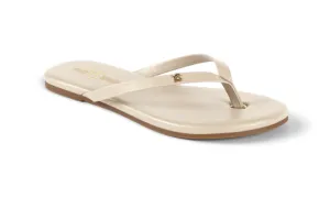 Yosi Samra Rivington Nude Leather Flip Flop