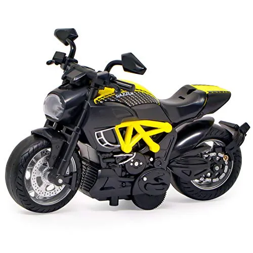Zest 4 Toyz Warrior Motorcycle Plastic Bike Toy for Boy's Pack of 1, Multicolour